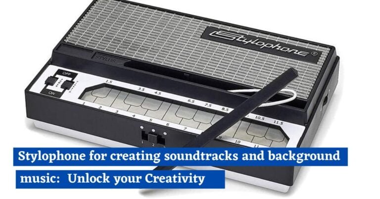 Stylophone For Creating Soundtracks And Background Music