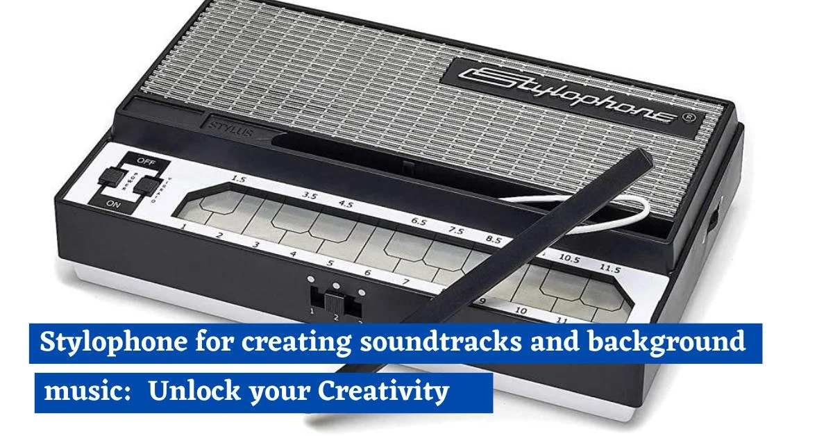 Stylophone For Creating Soundtracks And Background Music