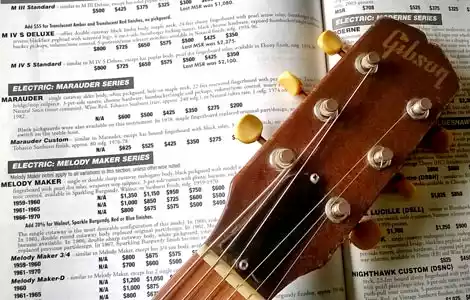 Identifying valuable vintage guitars
